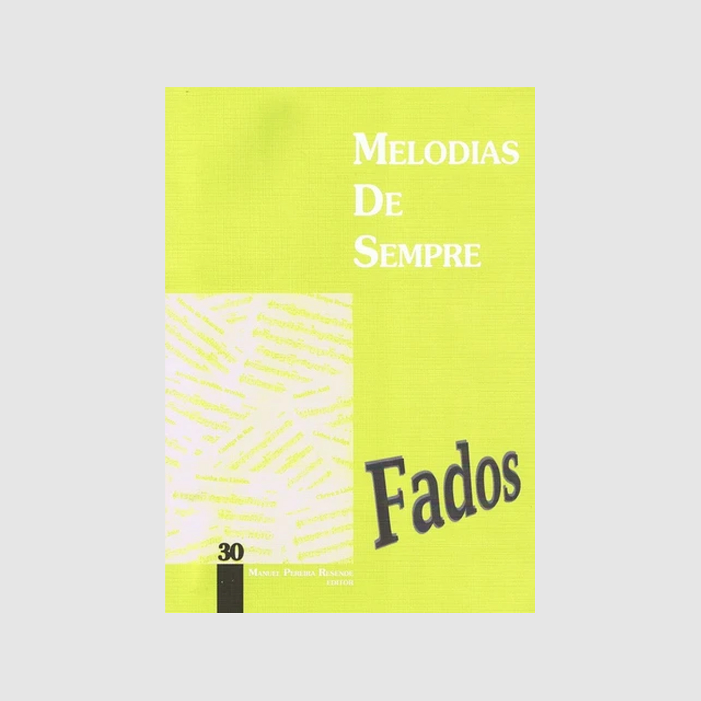 Livro Melodias de Sempre 30